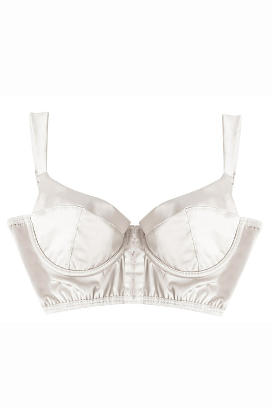 Pearl Satin Balcony Bra