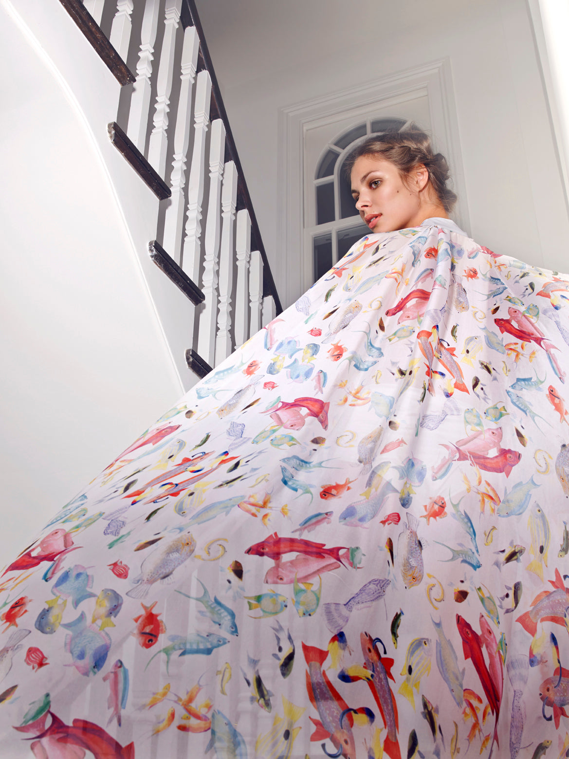 Tavua Silk Chiffon Robe