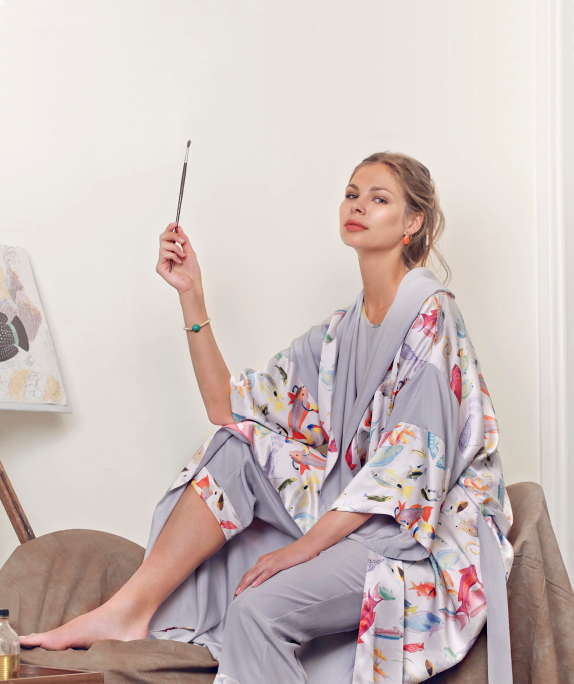 Malindi Silk Trousers