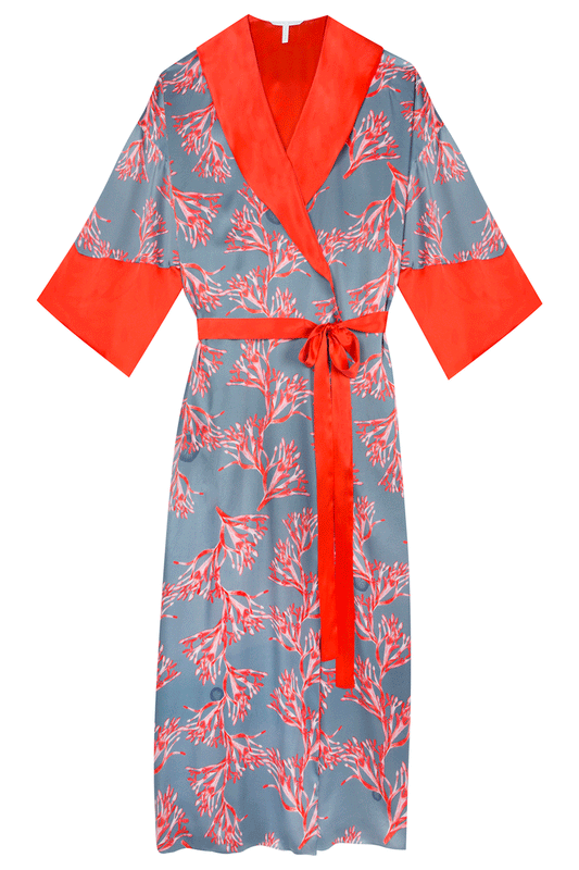 Alaria Long Silk Robe