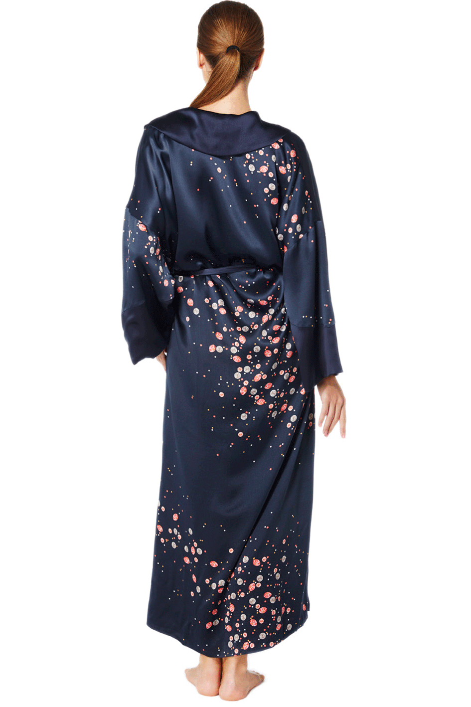 Galaxy Silk Robe
