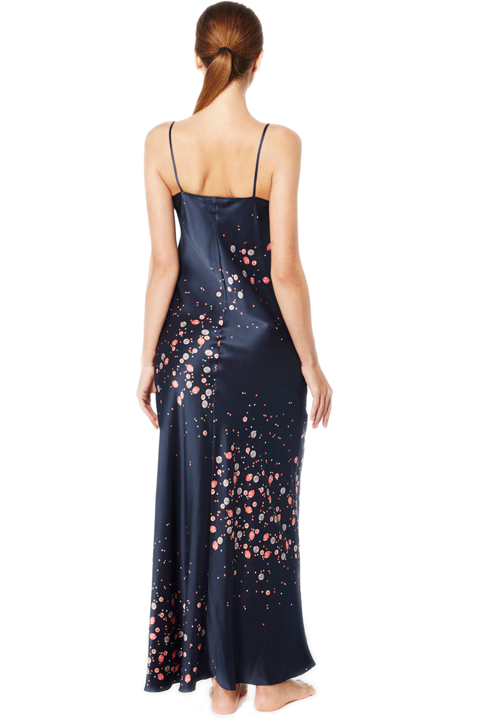 Aurora Long Silk Slip Dress