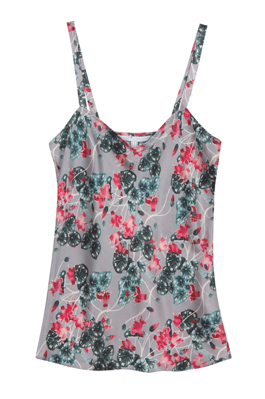 Ruby Silk Camisole