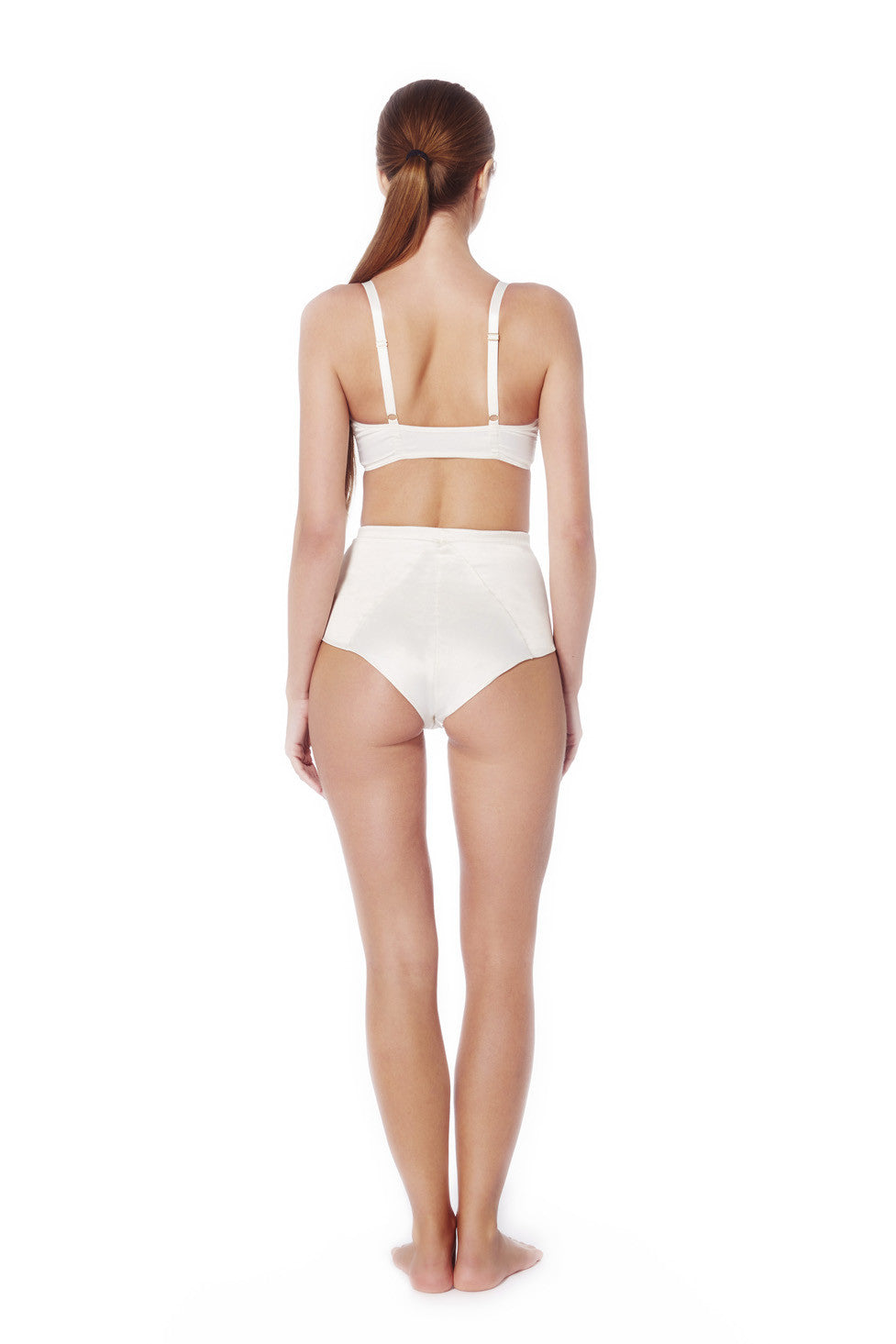 Pearl Satin Triangle Bra