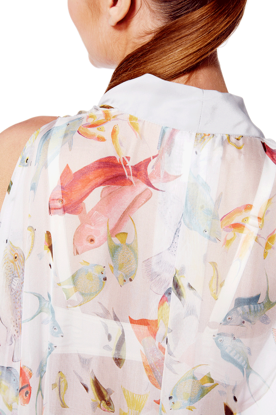 Tavua Silk Chiffon Robe