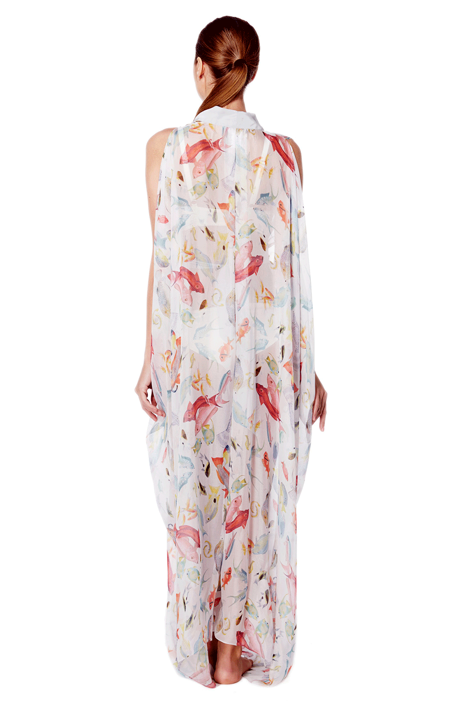Tavua Silk Chiffon Robe