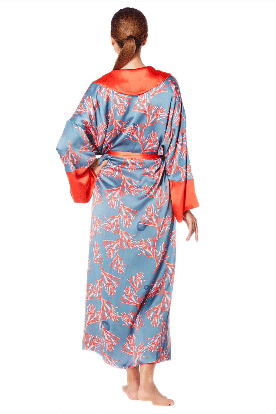 Alaria Long Silk Robe