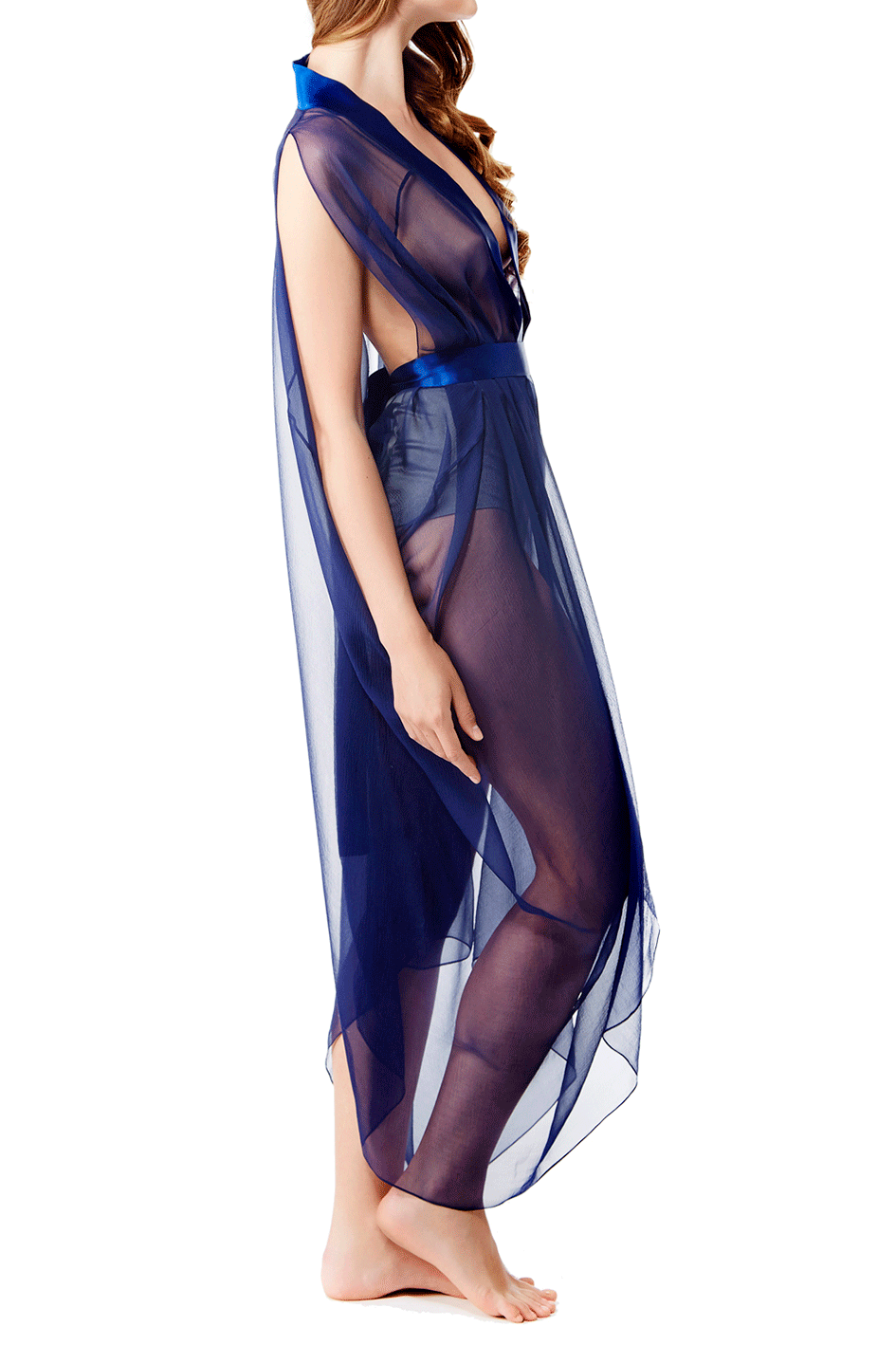 Bay Silk Chiffon Robe