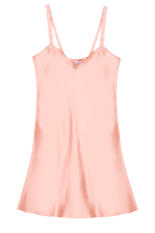 Coquine Short Silk Slip Dress