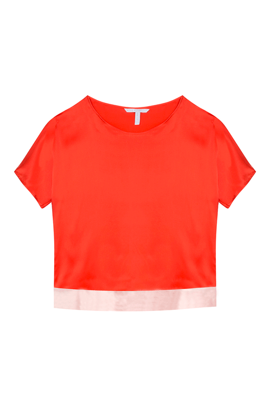 Corallina Silk Top